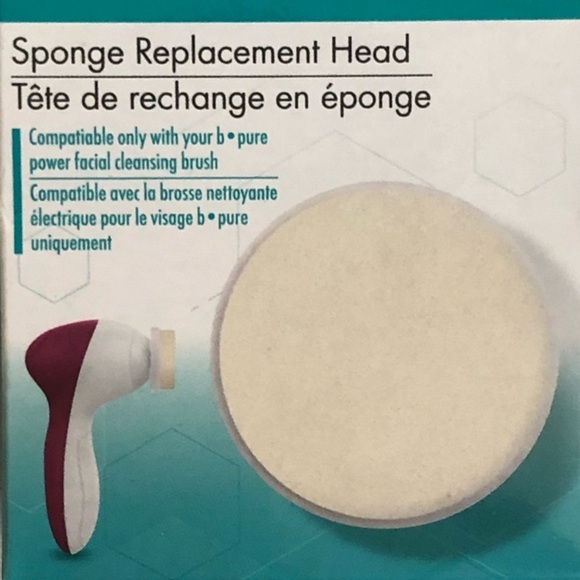 5pc Power Facial Cleansing set foot pumice scrubber with 4 replaceable heads new - Picture 4 of 10